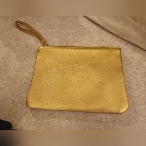 Gold Cynthia Rowley Wristlet Clutch